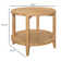 Mahir Maple End Table with Shelf