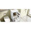 Meuble-lavabo de 20 po avec lavabo en céramique blanc, armoire avec porte, tiroir, finition peinte, tablette de porte simple et efficace de 20 po, charnières en acier inoxydable, fermeture silencieuse et stable