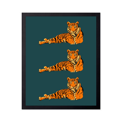 Tigre couché n ° 3