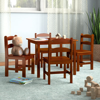 Culleen Kids 5 Piece Play Or Activity Table and Chair Set