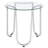 Dutton Chrome 2-piece Round Coffee Table Set