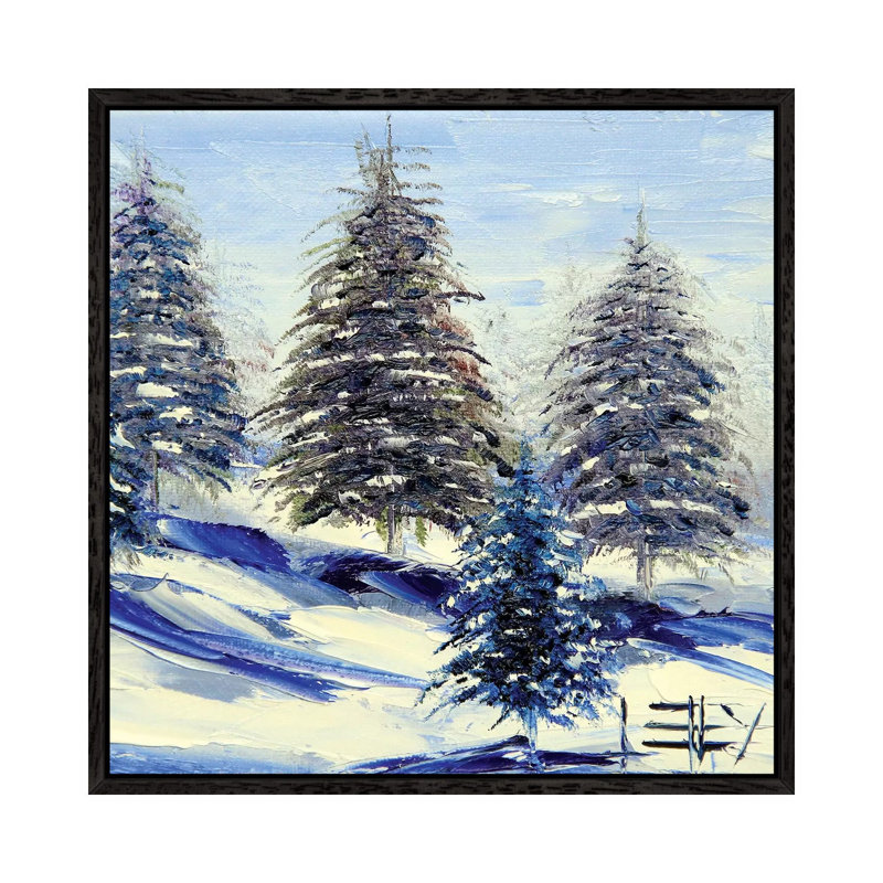 Tahoe 1 Piece Wall Art on Canvas, 45.72 cm H x 45.72 cm W, Black Framed