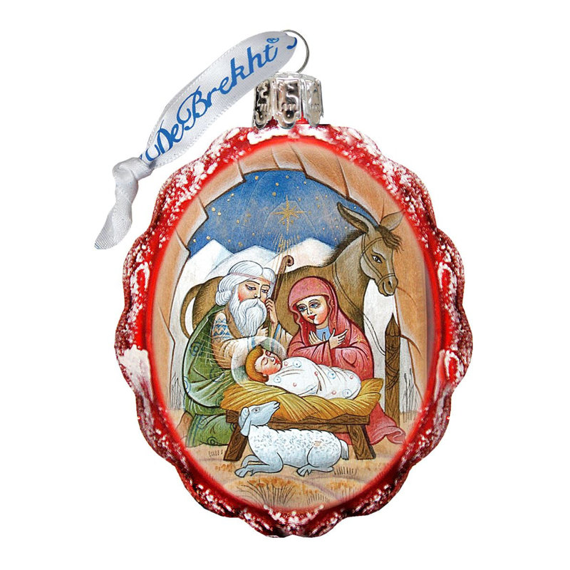 Ornement de crèche de Noël Orthodoxe