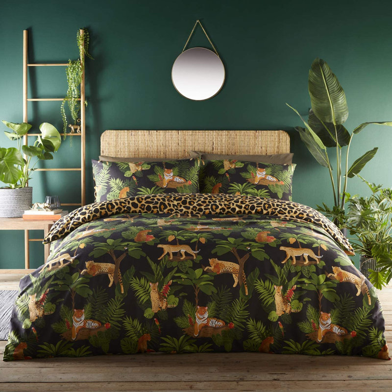 Wainberg Floral Duvet Cover Set with Pillowcases Included, Kingsize Duvet Cover + 2 Standard Pillowcases