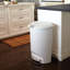 Simplehuman 50 Liter / 13 Gallon Semi-Round Kitchen Step Trash Can with Secure Slide Lock, Plastic-880660354