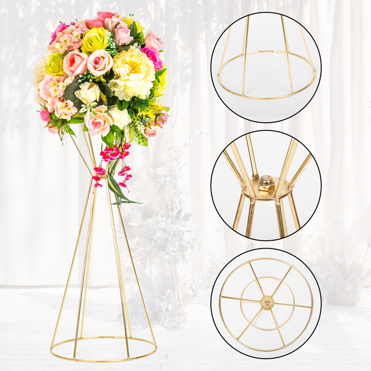 Aluminum Floral Stand Embossed Stem 30 High #51326Home Decoration  Accessories,Uniquely Yours. Transform your space into a magical place