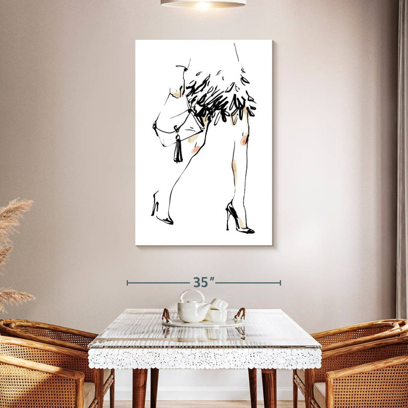 Senne Skirt And Stiletto, 48" H x 32" W
