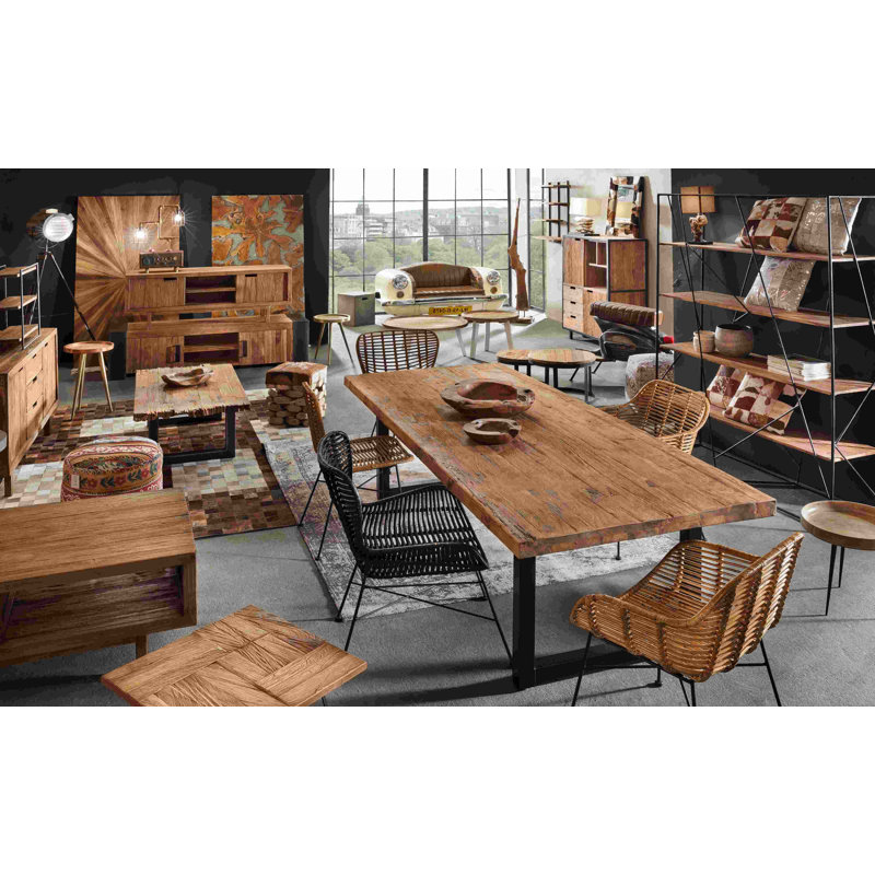 Marjo 4 Piece Industrial Pipe Shelves