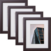  Tiny Mighty Frames 3-set, Wood, Square, Instagram, Photo Frame,  4x4 (Mat), 8x8 (3, Black)