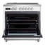 Verona Ultima 36" 5 Burner Single Induction Range Stainless-454852694