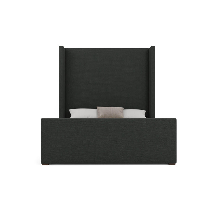 Aylet Luxe Footboard High Bed, Charcoal, King