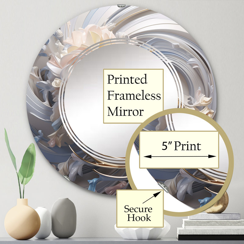 Clogh Circle Mirror, 24" x 24"