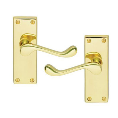 Scroll Lever Latch Door Handles