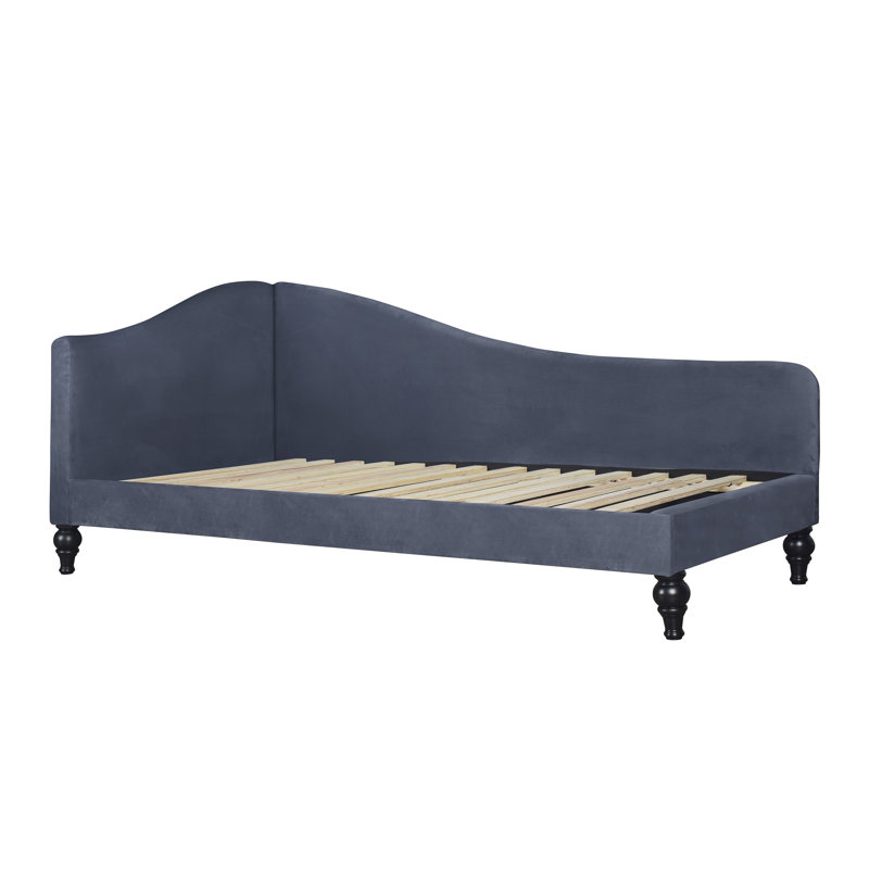 Pahrump Upholstered Polyester Daybed, Dark Grey