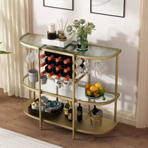 6 foot home bar kit with 2 levels of bar top, shelving and storage