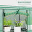 Outsunny Lean-to Mini Greenhouse Plastic Cover -121411369