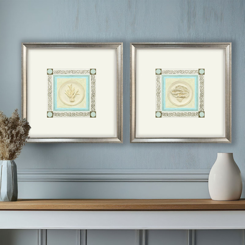 Coral Circles I Framed Art