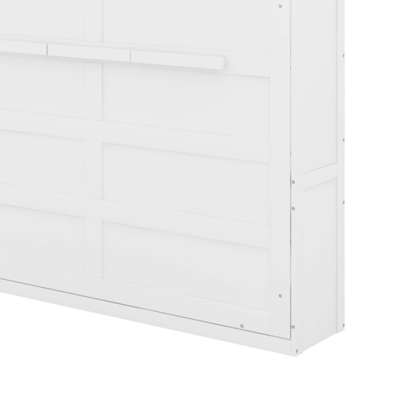 Lit escamotable Murphy, Lit double, Blanc