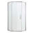 Shower Door 34-1/8" X 72" Semi-Frameless Neo-Angle Hinged Shower Enclosure, Chrome-119845681