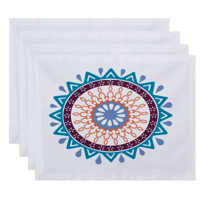Alfreda Polyester Geometric Rectangle Placemat