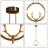 7.9-Inch Led Antler Bedside Pendant