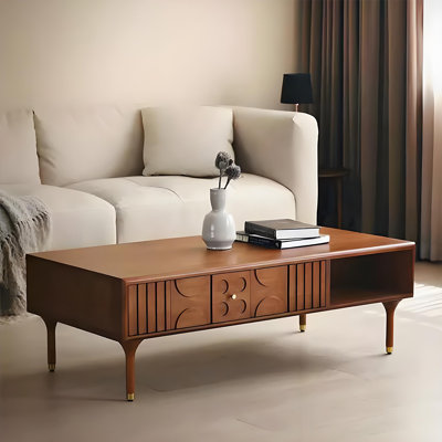 New Chinese-style Carved Coffee Table