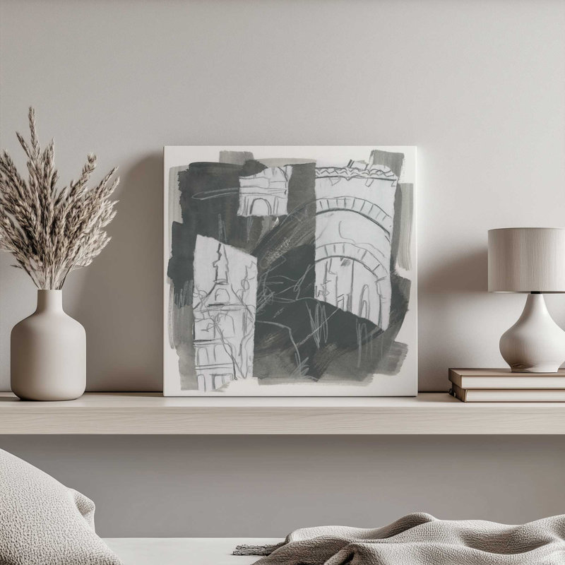 «Street Shadows II» par June Erica Vess, reproduction d'art sur toile, Toile tendue, Ne s’applique pas, H 12 po x l 12 po
