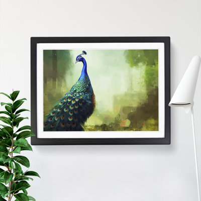 XH1022-6848X Peacock - Picture Frame Print