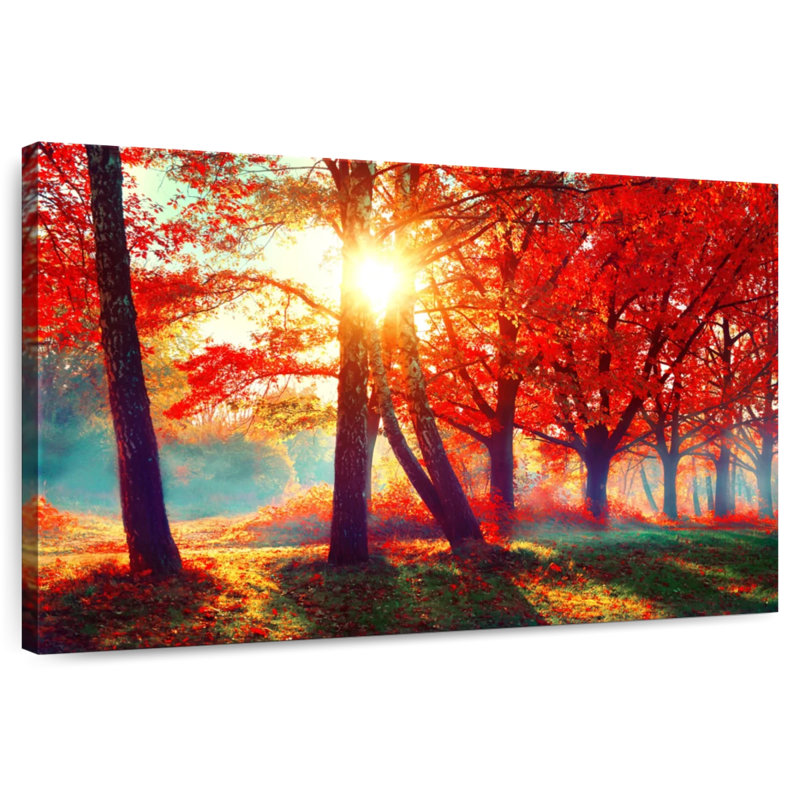 Paysage d'automne éthéré Alvord, H 30 po x l 45 po