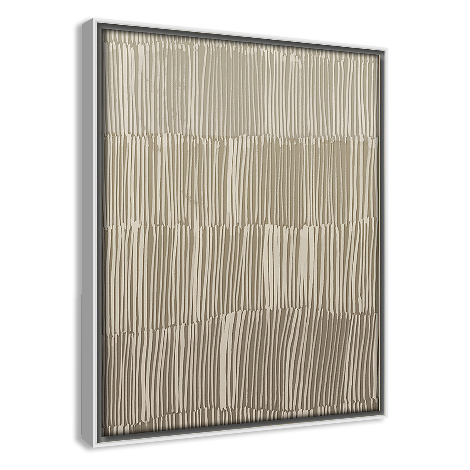 Linear Calm II Print by , 11.5" H x 9.5" W, White Floater