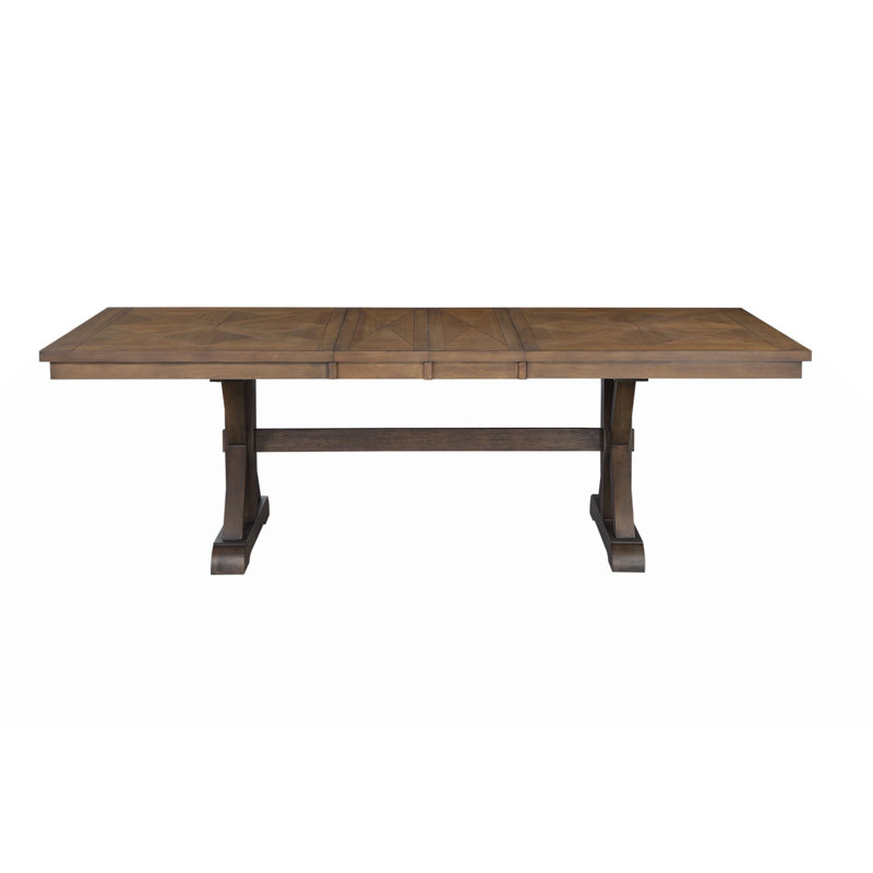 Table de salle à manger extensible Jacksonport (table seulement, chaises non incluses), H 30 po x l 72 po x P 42 po, Brun