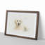 A Golden Retriever Puppy in Abstract - Picture Frame Graphic Art Print-55629720-55629721
