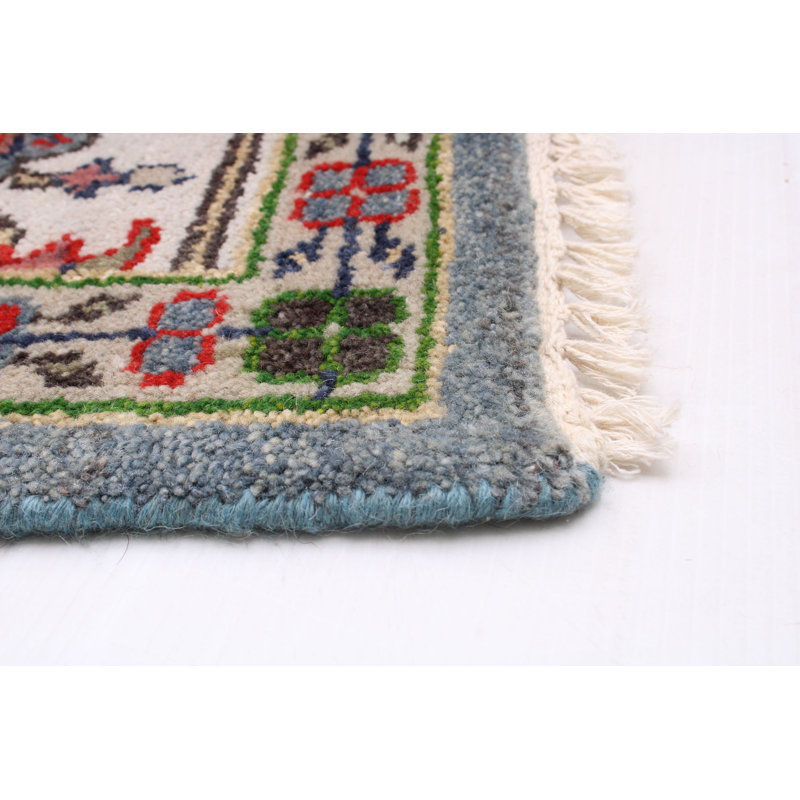 Tapis bleu clair Serapi Heritage 8 po 10 po x 12 po 2 po