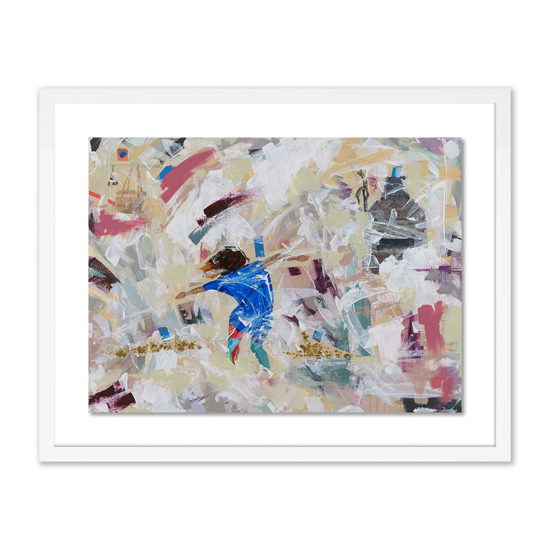 Dancing In The Ruins Print by Kimmy Quillin, White, 20" H x 24" W x 1.5" D