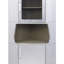 Armoire en aluminium 2 portes avec 1 tablette