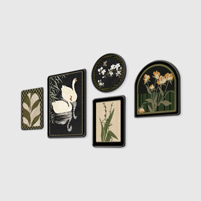 Ensemble d'art mural 10 pièces Mid-Century