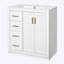 Ensemble de meuble-lavabo autoportant avec lavabo en céramique-239900062