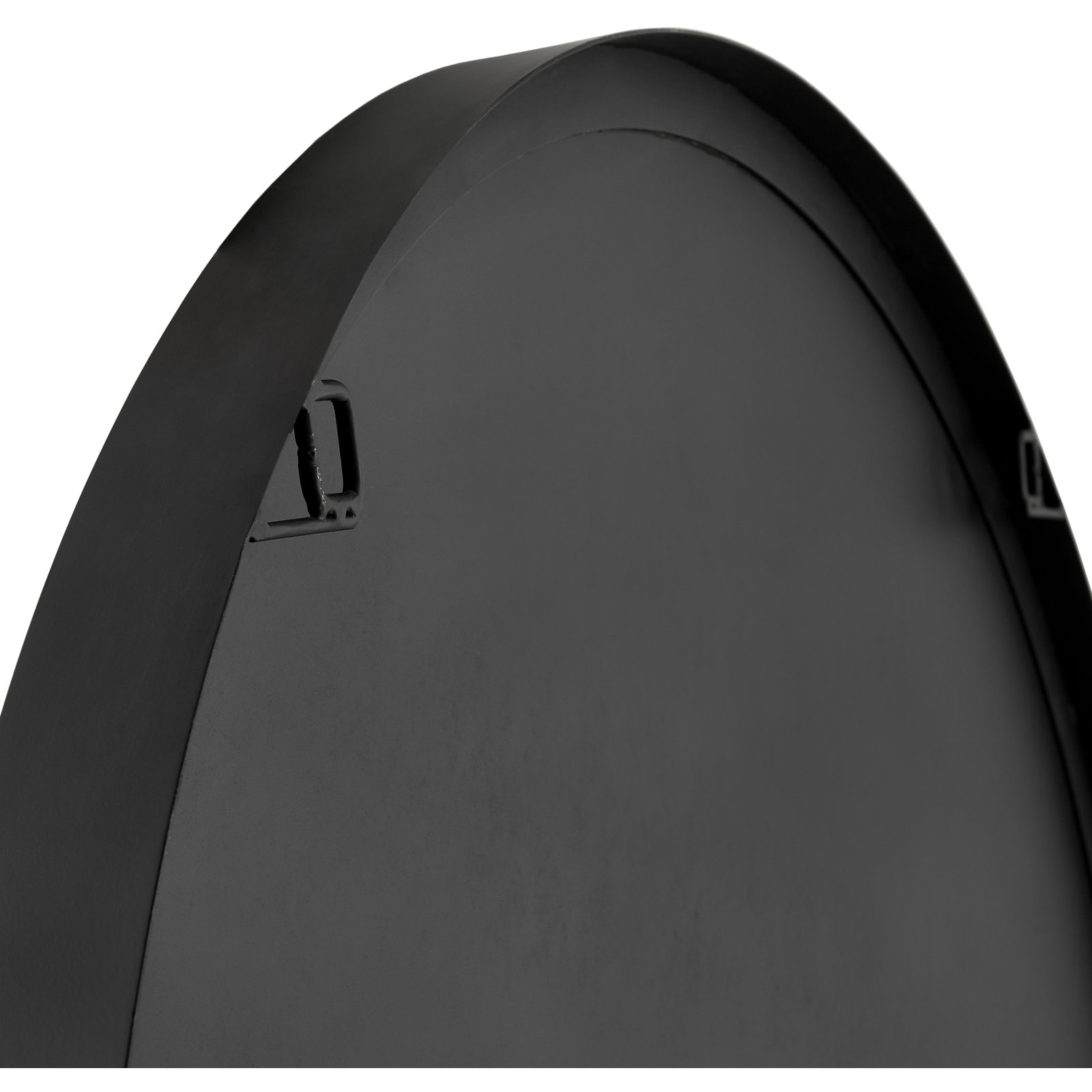 Wall Mirror, Black, 36" x 36"