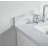 60" Double Sinks Bathroom Vanity with Engineered Marble Top-1165338774