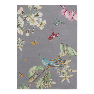 Hand Tufted Floral Area Rug
