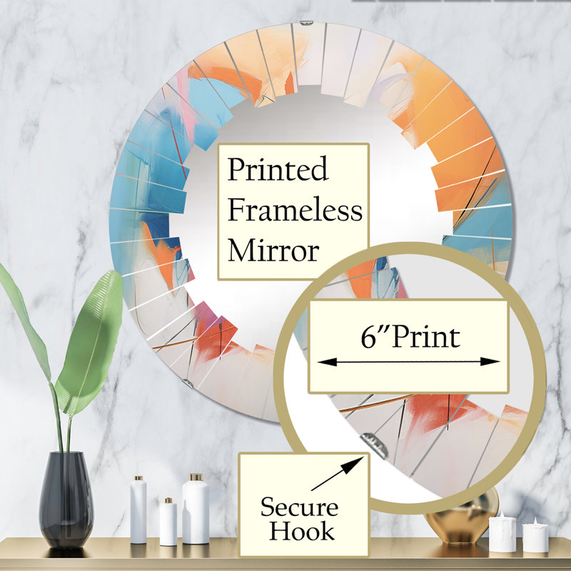 Miroir mural Havenner, 32 po x 32 po