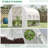Walk-in Tunnel Greenhouse PE Cover