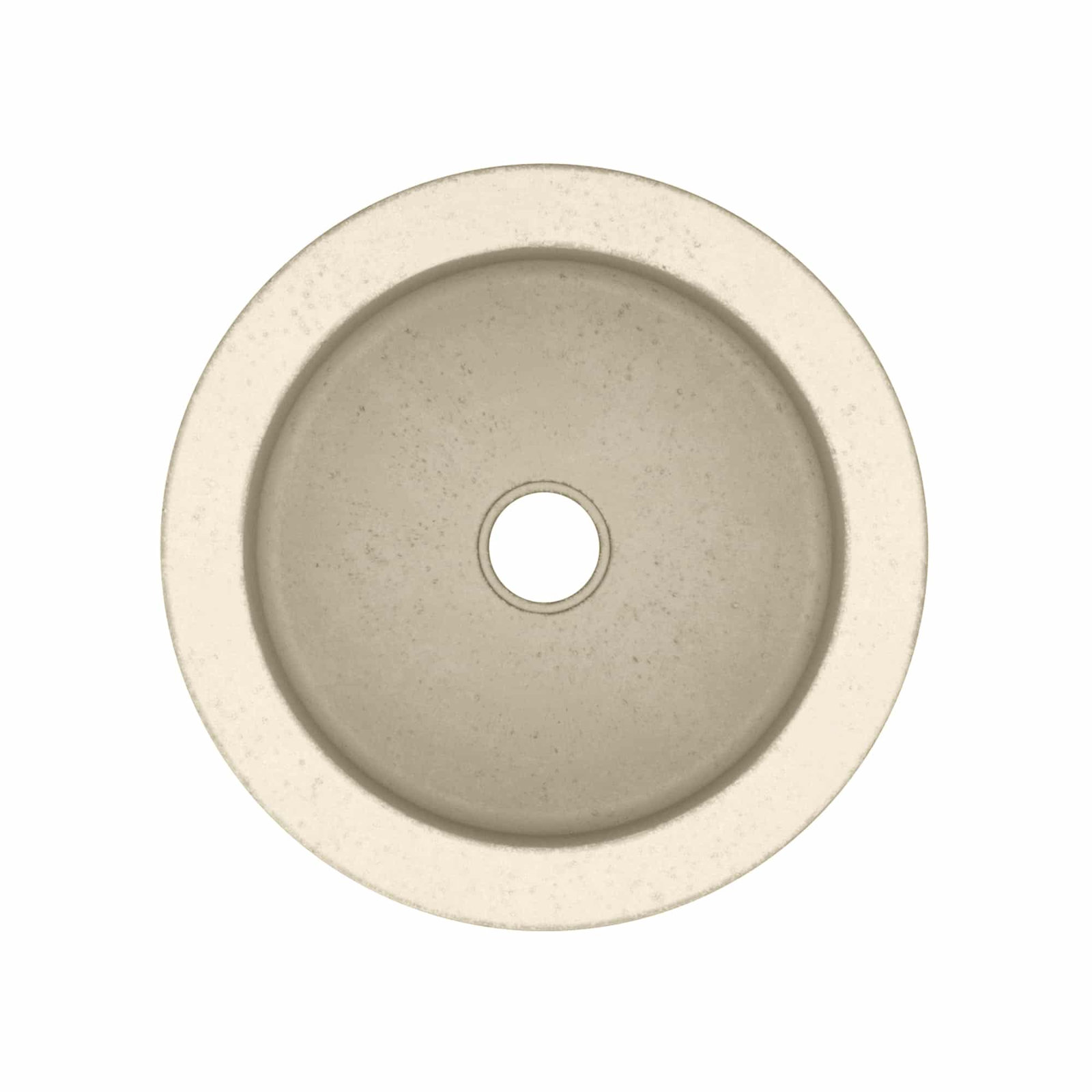 NativeStone Malibu 14" Round Bar Sink, Sand