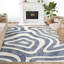 Tapis bleu Abani Huertas WAV100A-1301769888