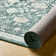 Machine Washable Area Rug with Non-Slip Backing, Vintage Floral Area Rug for Living Room, Bedroom, Dinning Room, Home Office