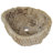 Bathroom Basin, Naturally Varied Shape, Cream (16.3"-17.7")x(11.8"-13.8")x4.5" Fossil Stone