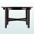 Rachel Espresso Finish Round Coffee Table With X-Cross Legs, 17.9" H X 29.85" W X 29.85" D