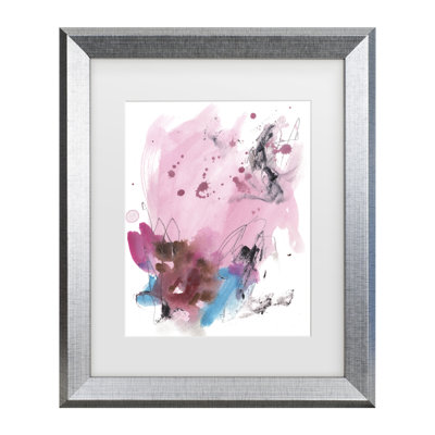 Bolog Melissa Wang Shimmer Blush I Matted Framed Art