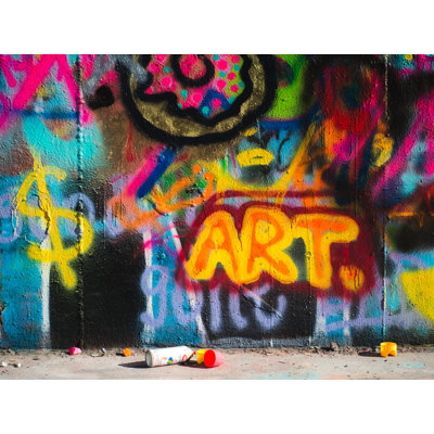 Graffiti Pop Art - reproduction de photo sur toile tendue