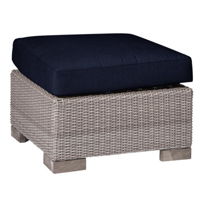 Club Outdoor Ottoman with Cushion